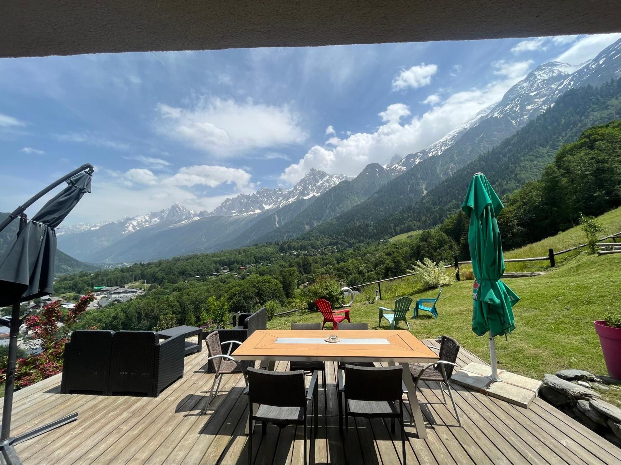 Amazing View Appartement Du Chalet Les Houches Esterno foto