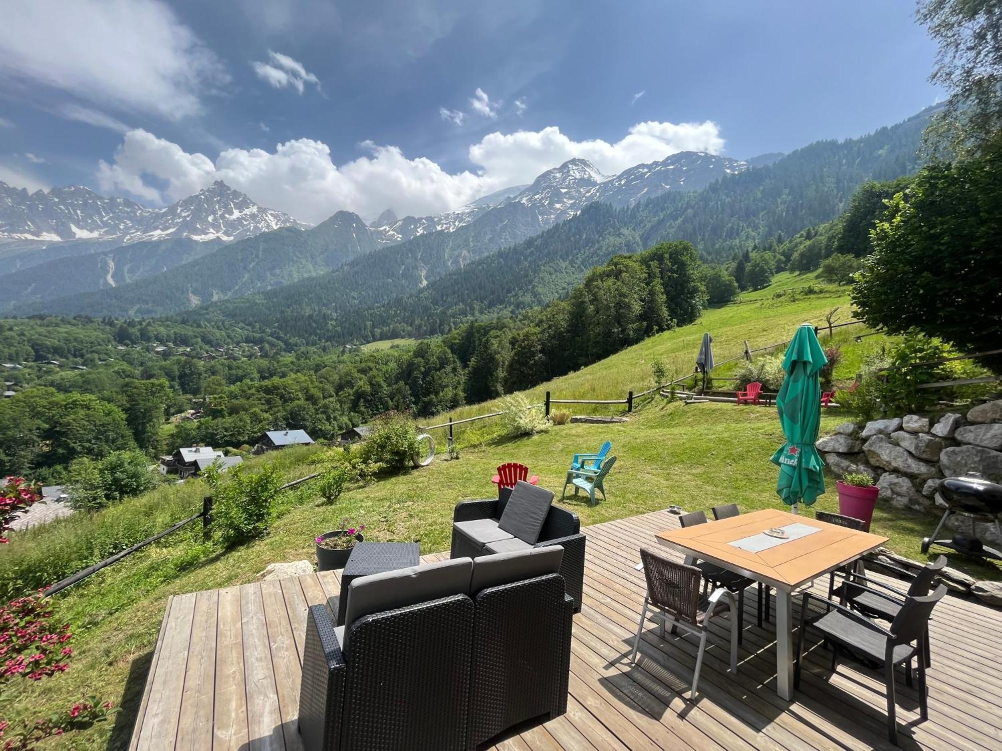 Amazing View Appartement Du Chalet Les Houches Esterno foto