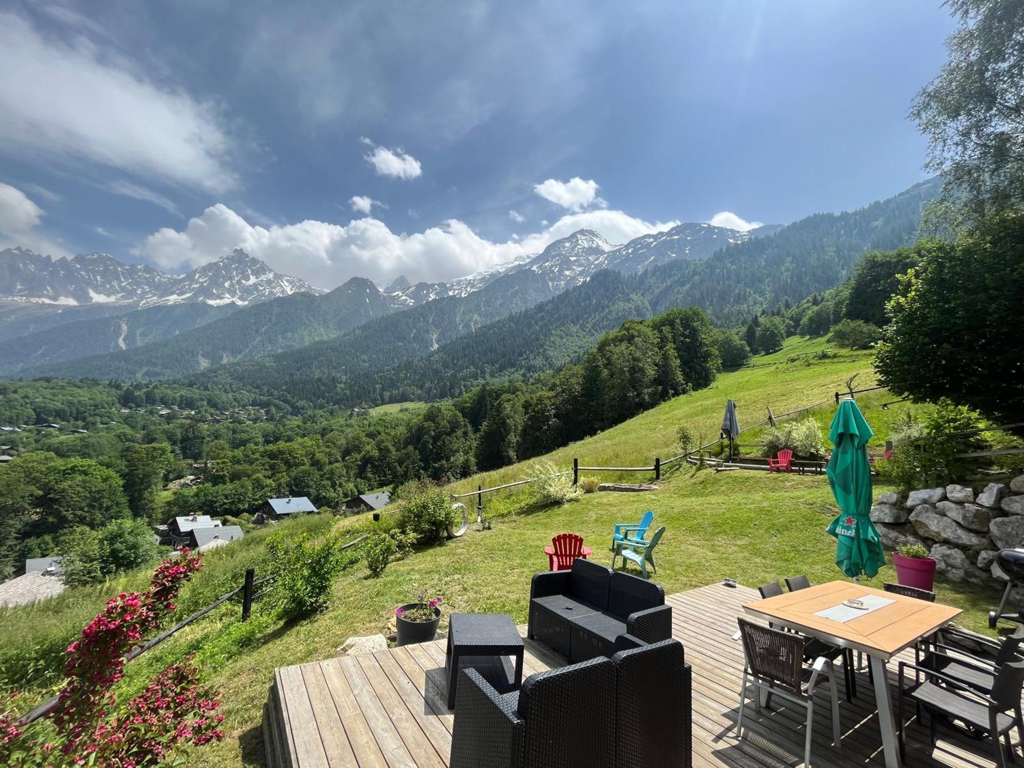 Amazing View Appartement Du Chalet Les Houches Esterno foto