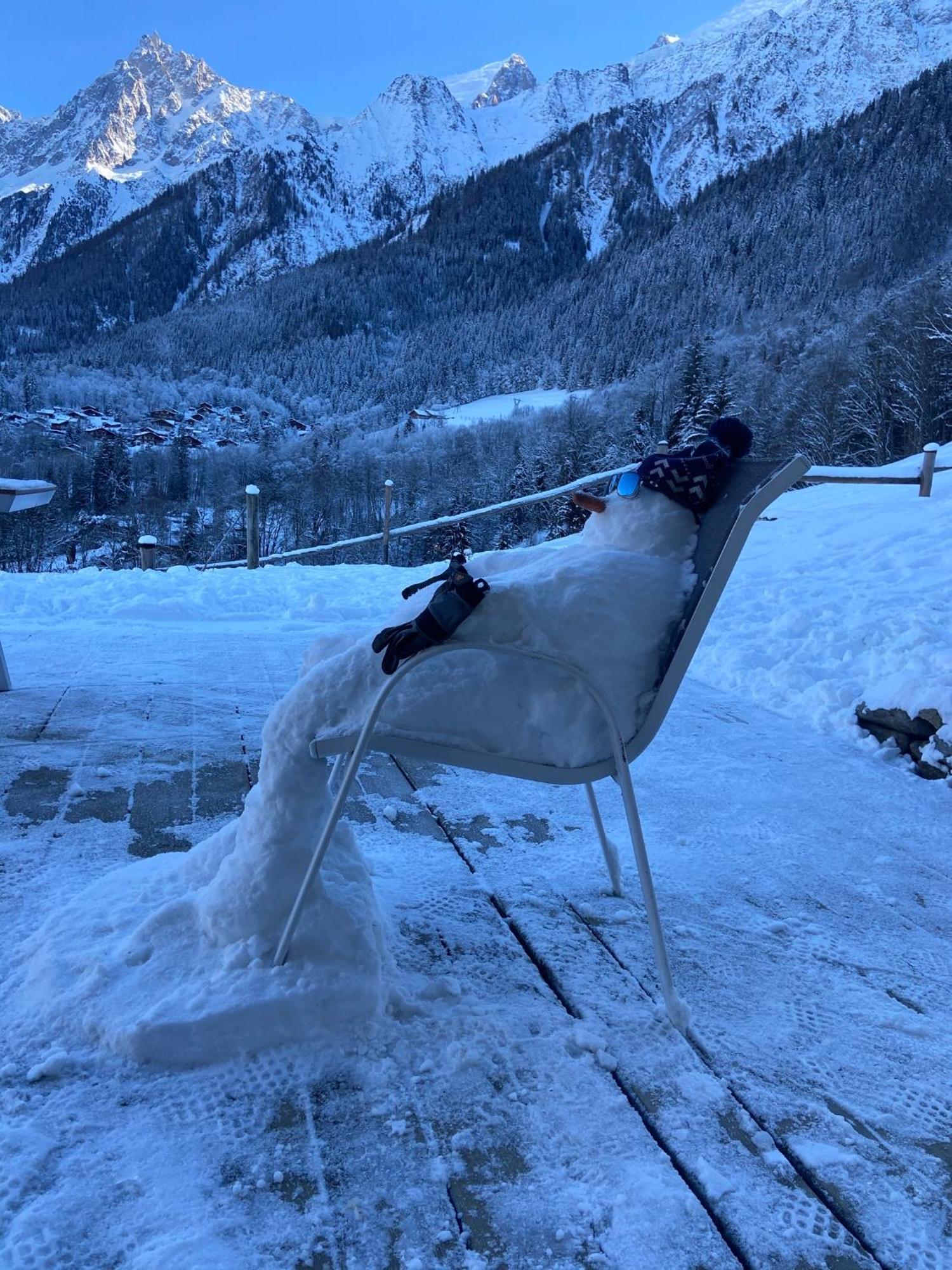 Amazing View Appartement Du Chalet Les Houches Esterno foto
